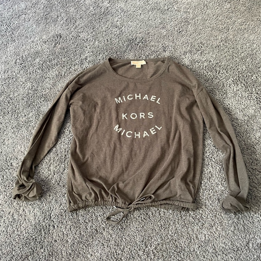 Once worn Michael Kors grey sweatshirt